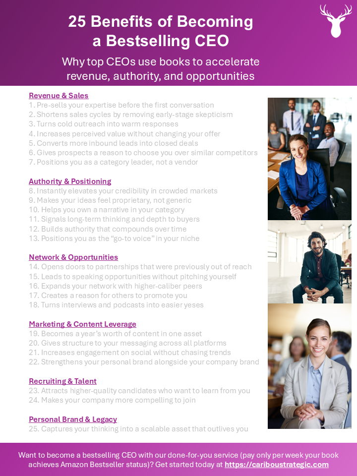 Benefits of Becoming a Bestseller - Mockup